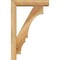 Ekena Millwork Balboa Block Rough Sawn Bracket w/ Offset Brace, Western Red Cedar, 4"W x 14"D x 22"H BKT0402X14X22BOA05RWR - alternate 4
